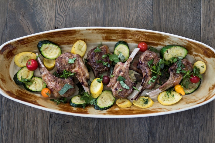 Amazing Rosemary Lamb Chops by Avery Sunshine