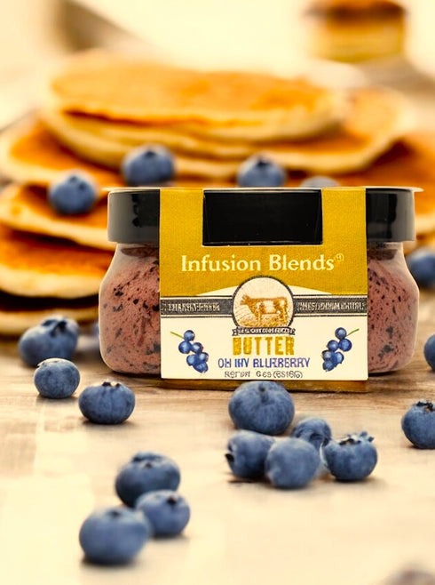 Oh My Blueberry Flavor-Infused Butter | Gourmet Blueberry Butter Spread