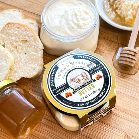 Sweet Sweet Honey Flavor-Infused Butter | Gourmet Honey Butter Spread