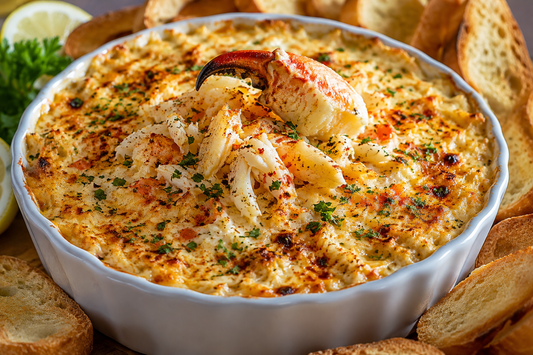 Chef Zoe's Famous Smokey Garlic Crab Dip
