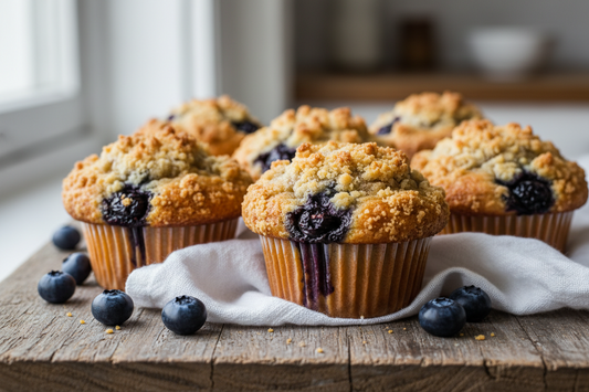 Blueberry Crumble Muffins By Chef Julie Hunter