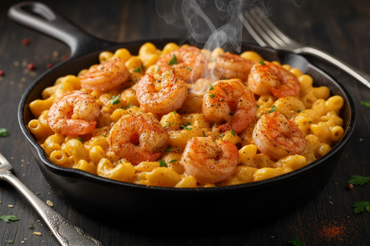Cajun Shrimp Mac N Cheese