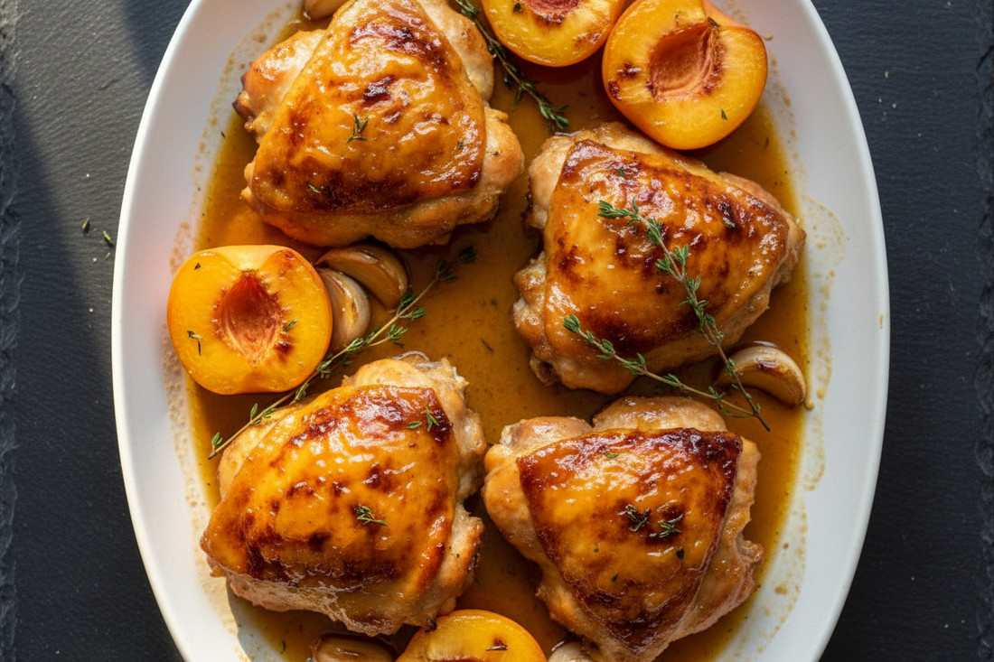 Peach Bourbon Chicken