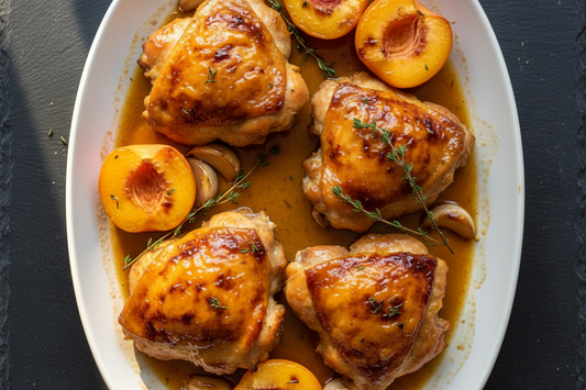 Peach Bourbon Chicken
