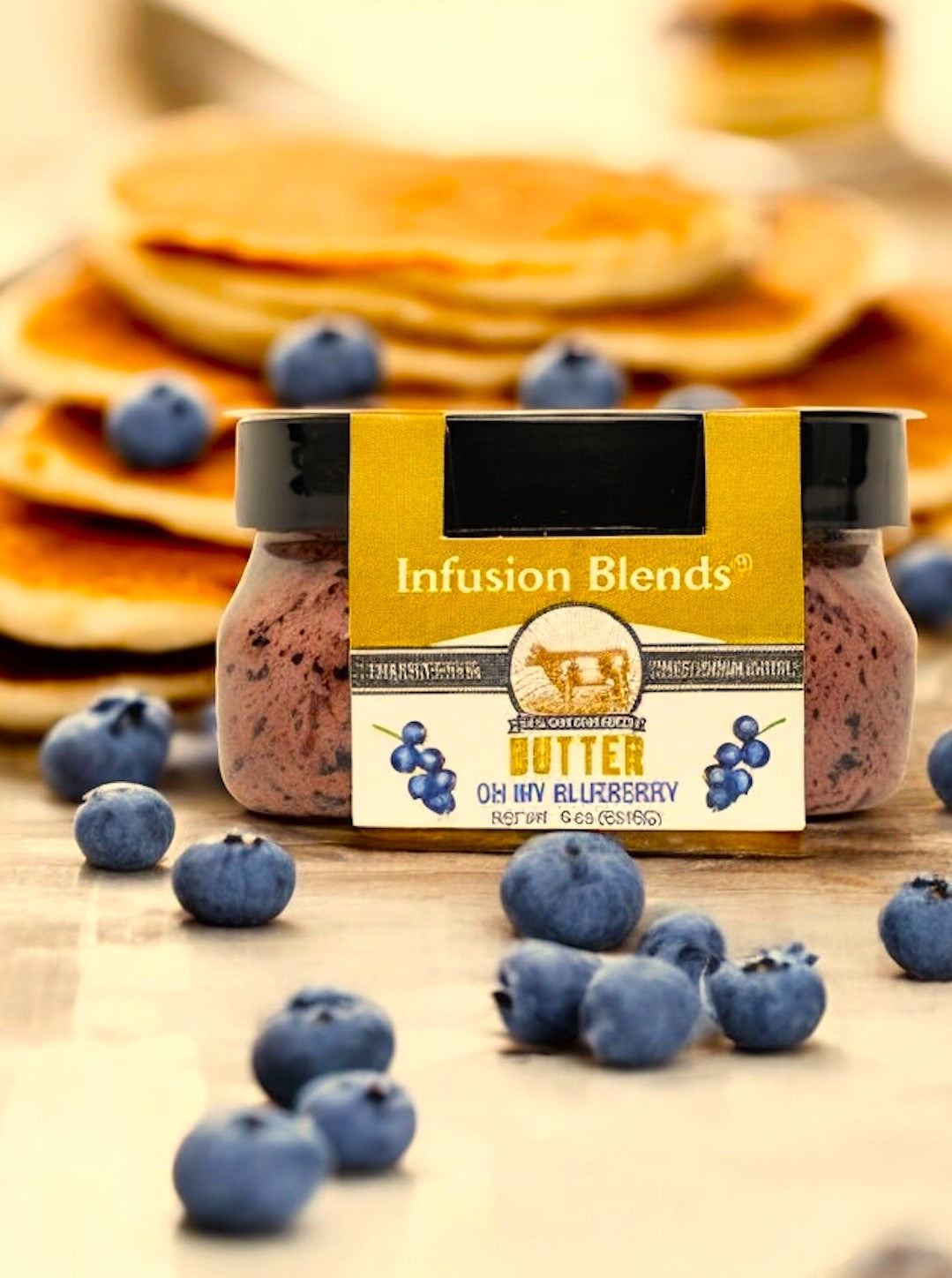 Oh My Blueberry flavor-infused gourmet butter spread by Infusion Blends