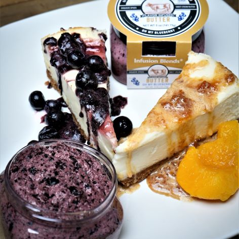 Oh My Blueberry flavor-infused gourmet butter spread by Infusion Blends