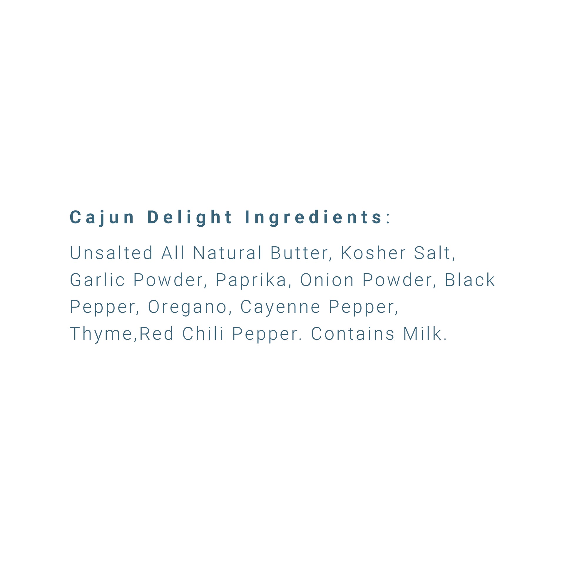 Cajun Delight flavor-infused gourmet butter spread by Infusion Blends